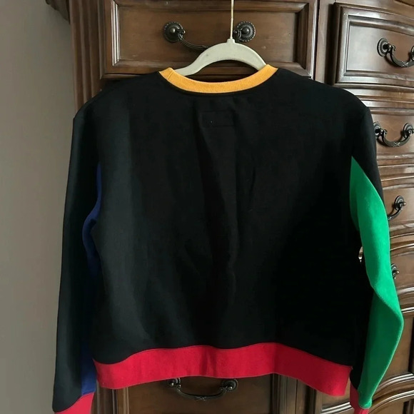 Nike Jordan Jumpman Colorblock Cropped Sweatshirt Girls XL - Picture 2 of 3
